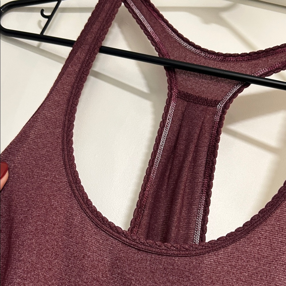 Lululemon maroon racer back tank - Picture 3 of 5